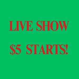 LIKE THIS TO BE NOTIFIED OF $5 START SHOWS!
